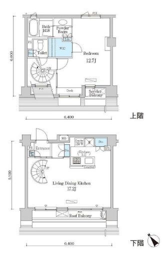 クインテット恵比寿 902 間取り図