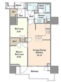 プラウド渋谷本町 11階 間取り図