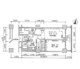 ジェイタワー西大井 23階 間取り図