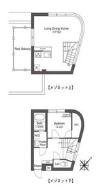 ディームス大井町フォレスト 508 間取り図