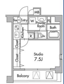 プライムアーバン南烏山 210 間取り図