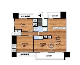 クリオ西小山 7階 間取り図