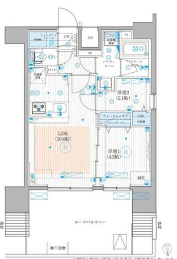 リテラス蒲田 1205 間取り図