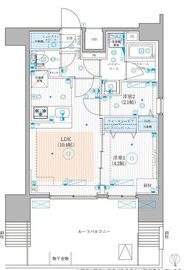 リテラス蒲田 1205 間取り図