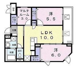 サンガム代々木の杜 301 間取り図