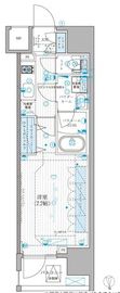 リテラス蒲田 1005 間取り図