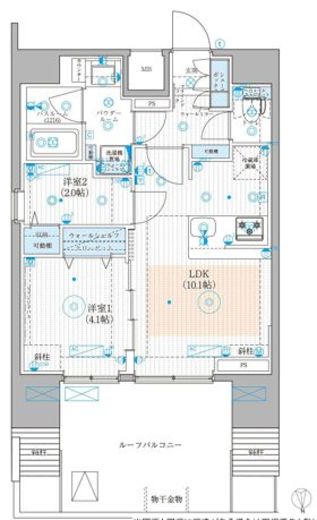 リテラス蒲田 1204 間取り図