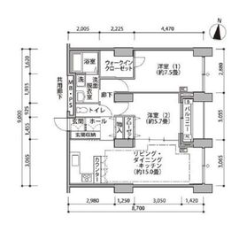 東雲キャナルコートCODAN 14-304 間取り図