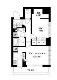 クオリアYZ恵比寿 2階 間取り図