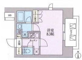 Uresidence池袋要町 (ユーレジデンス池袋要町) 1204 間取り図