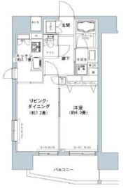 パークキューブ板橋本町 1007 間取り図