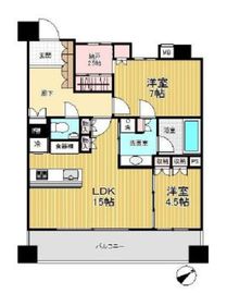 グランプレオ武蔵野 11階 間取り図