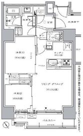 リビオレゾン西日暮里 7階 間取り図