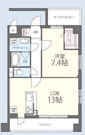 コリーヌ池田山 304 間取り図