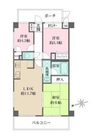 グランデュール石神井 507 間取り図