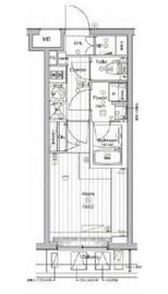 ザ・プレミアムキューブジー大崎 502 間取り図