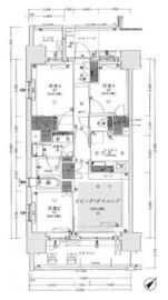 ベリスタ西巣鴨 8階 間取り図
