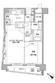 クレジデンス日本橋浜町 703 間取り図
