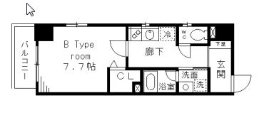 智光ビル 602 間取り図
