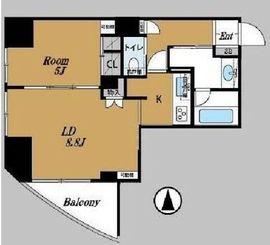 グランティアラ新御徒町アジールコート 10階 間取り図