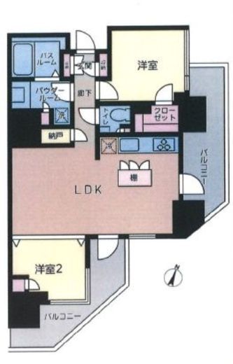 プレミスト白金 9階 間取り図