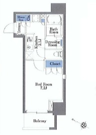 プライムメゾン神保町 1104 間取り図