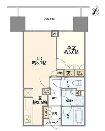 二子玉川ライズタワー 22階 間取り図