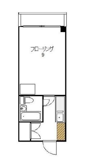 サンサーラ東山 8階 間取り図