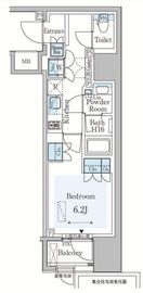 GRAN PASEO横濱関内PREMIUM (グランパセオ横濱関内プレミアム) 101 間取り図