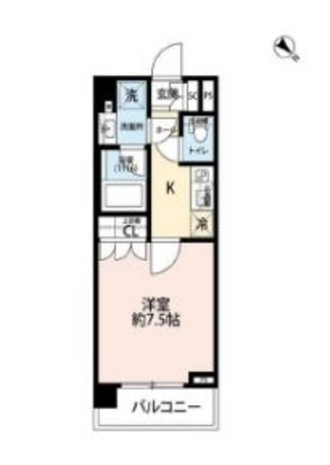 プレール・ドゥーク王子 2階 間取り図