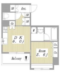 クリオ文京本駒込 3階 間取り図