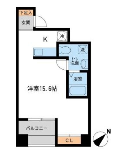 JMFレジデンス新横浜 304 間取り図