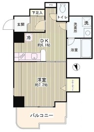プラザ小島屋抜弁天ビル 502 間取り図