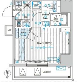 ブライズ方南町 4階 間取り図