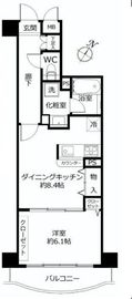 クレッセント目黒2 4階 間取り図