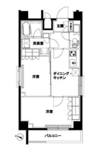 ルーブル北嶺町 5階 間取り図