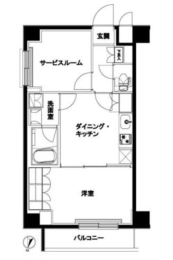 ルーブル北嶺町 2階 間取り図