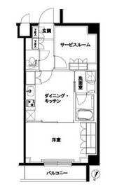 ルーブル北嶺町 1階 間取り図
