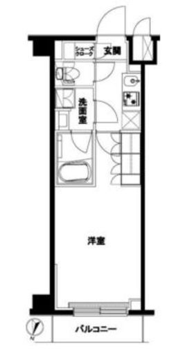 ルーブル北嶺町 1階 間取り図