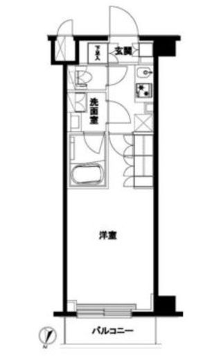 ルーブル北嶺町 1階 間取り図