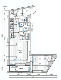 シーフォルム不動前 8階 間取り図