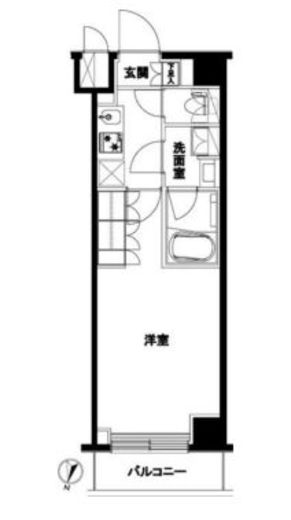 ルーブル北嶺町 7階 間取り図