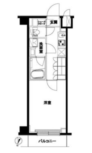 ルーブル北嶺町 2階 間取り図
