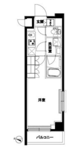 ルーブル北嶺町 3階 間取り図