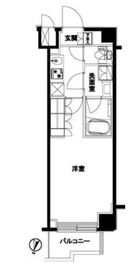 ルーブル北嶺町 4階 間取り図