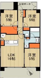 クレストフォルム上野グランステージ 7階 間取り図