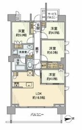 ブリリア品川南大井 308 間取り図