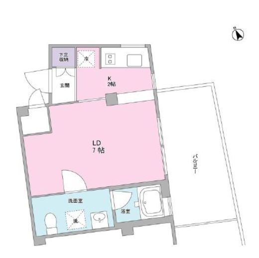 ソヨカゼテラス永福町 501 間取り図