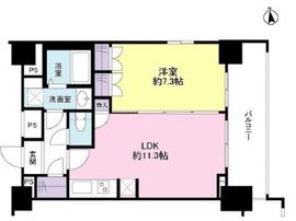 レキシントン・スクエア新宿御苑 1003 間取り図