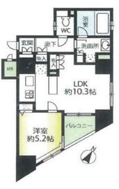 レックス日本橋水天宮プレミアタワー 8階 間取り図